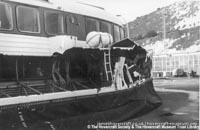 SRN4s damaged at sea